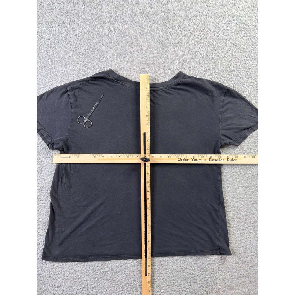 The Beatles Come Together Globe Earth World Graphic Taded Black Shirt Womens L - Picture 7 of 10